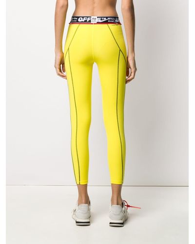 off white nike legging