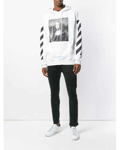 Sudadera Mona Lisa con capucha Off-White c/o Virgil Abloh de Algodón de  color Blanco para hombre | Lyst