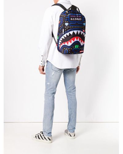 sprayground arcade shark backpack