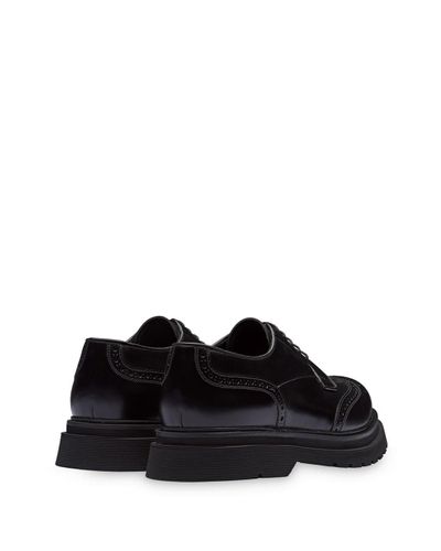 prada lug sole derby shoes