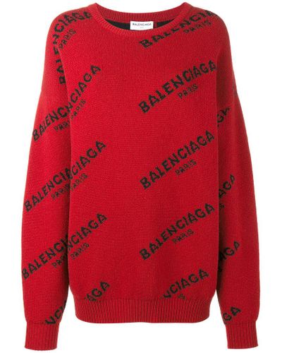 balenciaga sweatsuit womens red