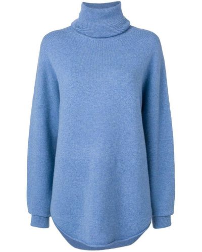 pale blue roll neck