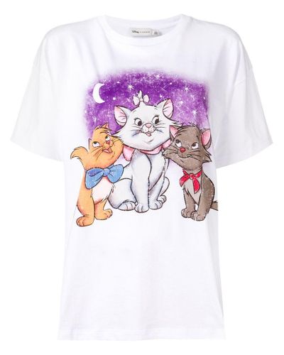 Coach Cotton Disney X Aristocats T Shirt In White Lyst Coach Cotton Disney X Aristocats T Shirt In White Lyst