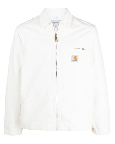 white carhartt jacket