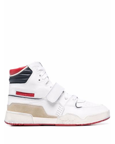 Isabel Marant Alsee High-top Sneakers in het Wit - Lyst