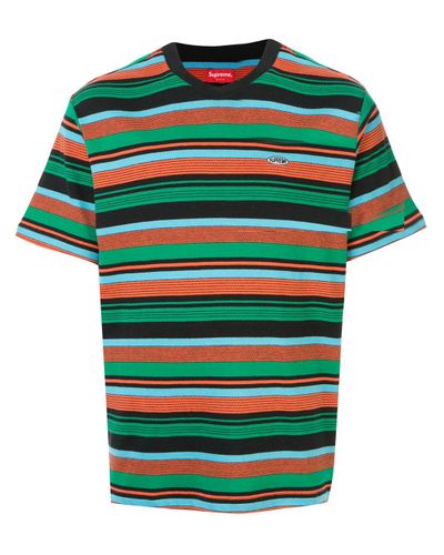 supreme multi stripe tee