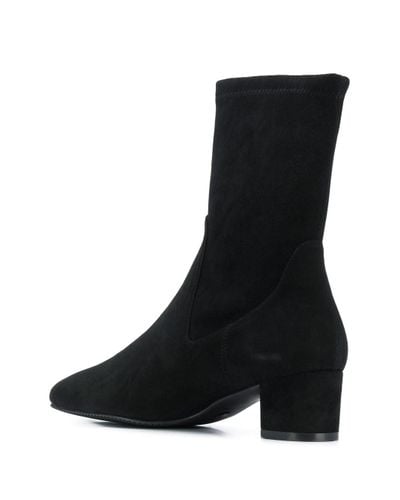 stuart weitzman ernestine leather bootie