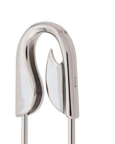 Balenciaga Safety Xl Earrings in Silver (Metallic) - Lyst