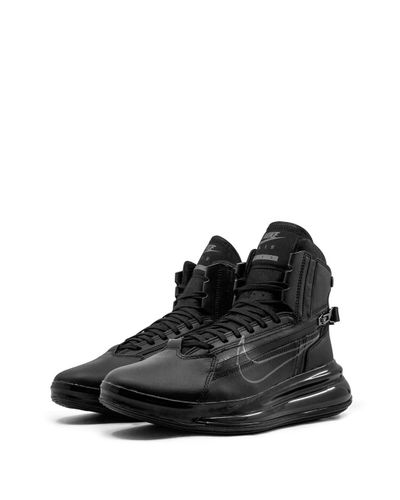 Nike Leather Air Max 720 Saturn Black Dark Grey for Men | Lyst UK