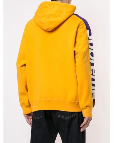 supreme sideline hoodie black