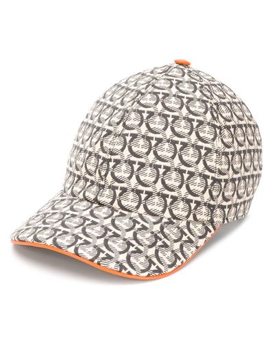Ferragamo Cotton Gancini-monogram Cap | Lyst