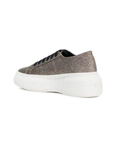 superga platform glitter