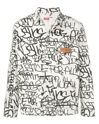 supreme cdg chore coat
