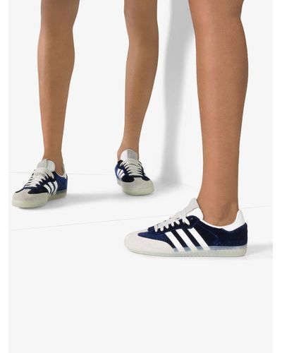 purple velvet adidas shoes
