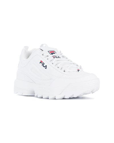 Fila Synthetic Chunky Sole Sneakers in White - Lyst