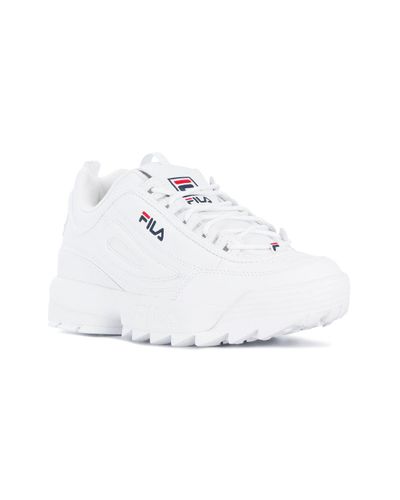 White fila chunky trainers Clearance