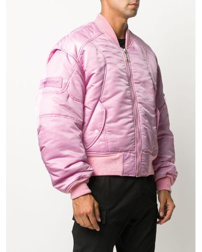 Ambush 合成繊維 Ma 1 ボンバージャケット カラー ピンク メンズ Lyst