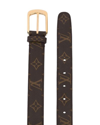 Cintura Ellipse con logoLouis Vuitton in Pelle di colore Marrone | Lyst