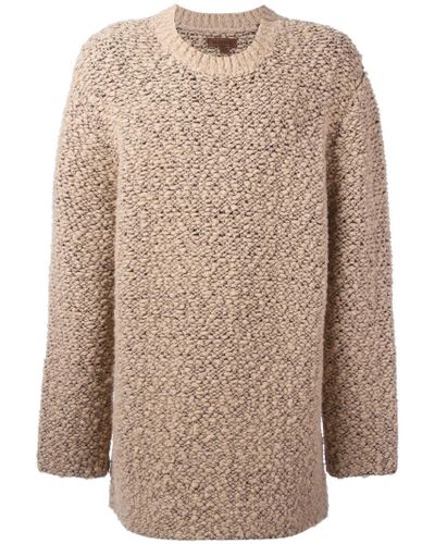 Yeezy Wool Season 3 Oversized Teddy Boucle Sweater in Natural | Lyst