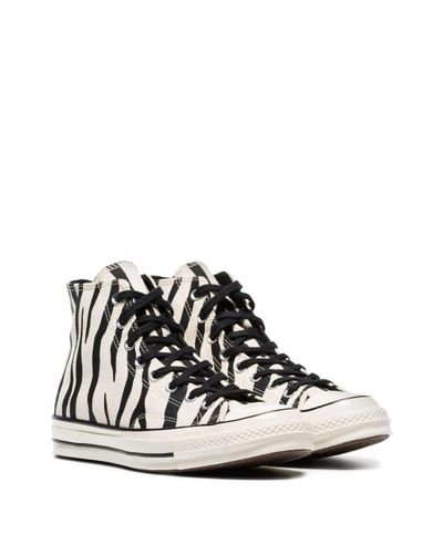 Zapatillas Chuck Taylor All Stars 70s con motivo de cebra Converse de Lona  de color Blanco para hombre | Lyst