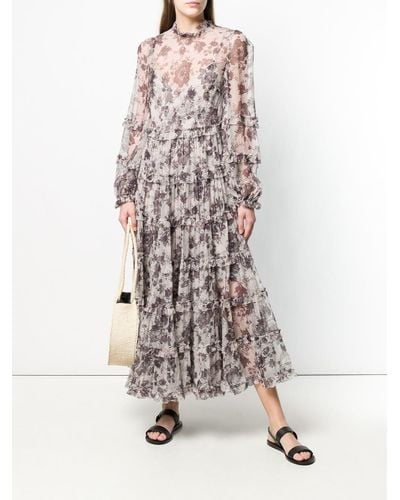 zimmermann juno panelled tie dress
