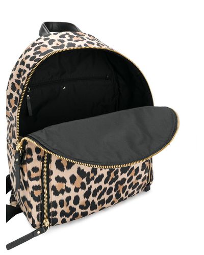kate spade leopard backpack