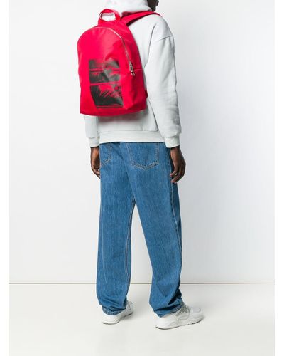 Calvin Klein Denim Andy Warhol Photo Art Backpack in Red - Lyst