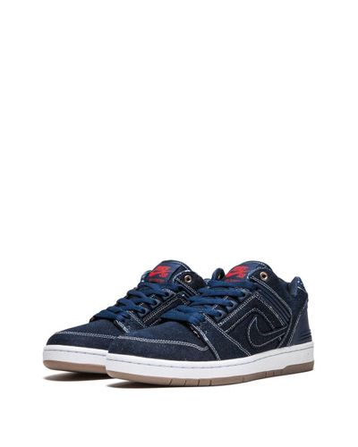 Nike Denim Men's Sb Air Force Ii Low Qs Skate Shoe in Blue for Men | Lyst