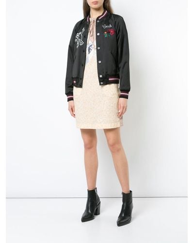 keith haring varsity jacket