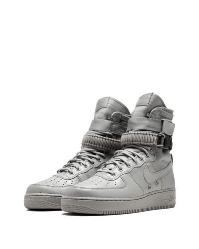 Nike Leather Sf Af1 Qs Shoes - Size 13 in Grey for Men - Lyst