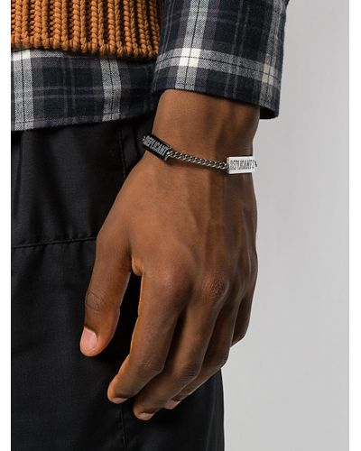 Raf Simons Chain Bracelet in Metallic for Men - Lyst