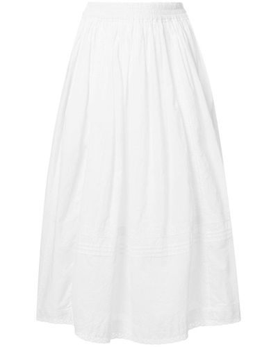 Zadig & Voltaire Cotton Jett Voile Skirt in White | Lyst Canada