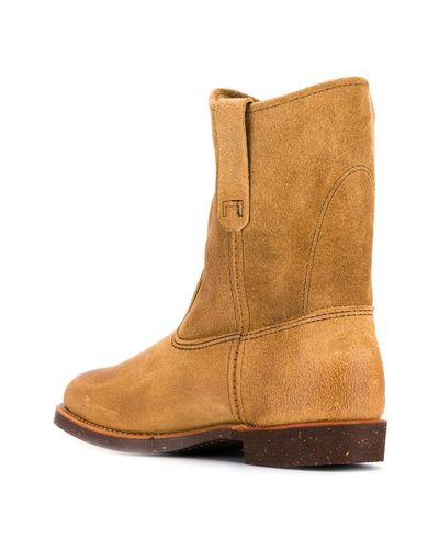 redwing boots pull on