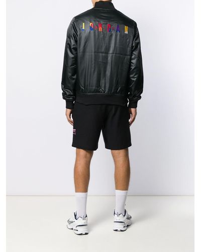 Nike Jordan Bomber Jacket in Black for Men - Lyst