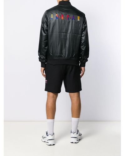 Chaqueta bomber Jordan Nike de hombre de color Negro | Lyst
