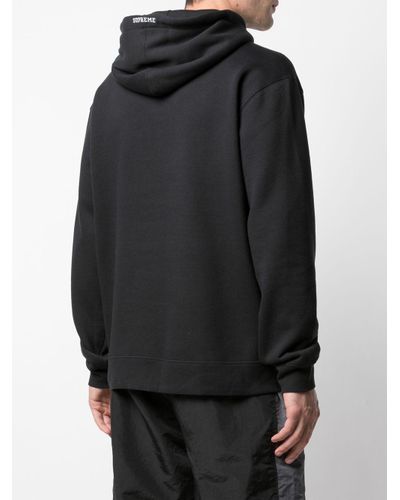 Supreme X Nike Leather Applique Hoodie in Black for Men | Lyst