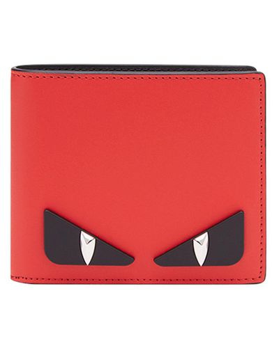 fendi red wallet