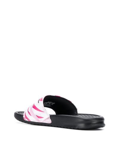 nike floral flip flops