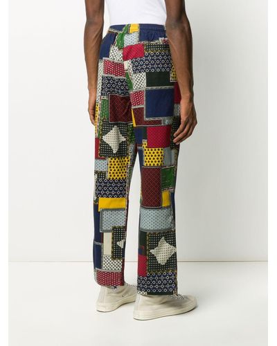 stussy patchwork cord beach pant