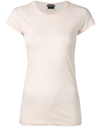 Tom Ford Cotton Round Neck T-shirt - Lyst