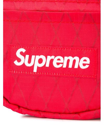 red supreme purse