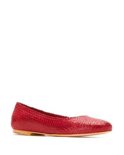 woven ballerinas