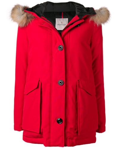 Moncler Courvite Jacket in Red - Lyst