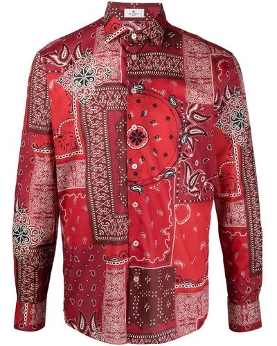 etro patchwork shirt