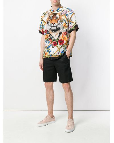floral tiger shirt