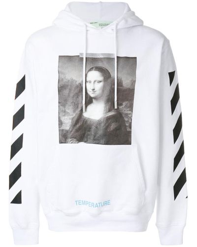 Sudadera Mona Lisa con capucha Off-White c/o Virgil Abloh de Algodón de  color Blanco para hombre | Lyst