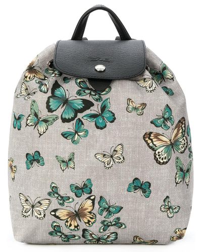 longchamp butterfly backpack