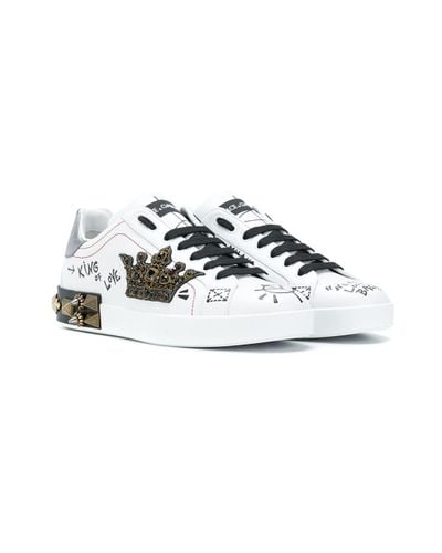 Dolce & gabbana king of love sneakers Clearance