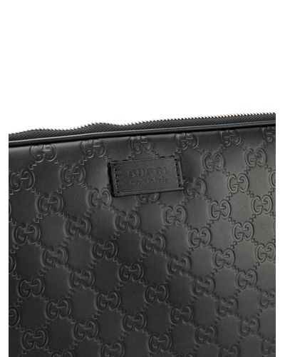 Gucci Leather Computer Case in Black for Men | Lyst