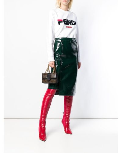 mini double f shoulder bag